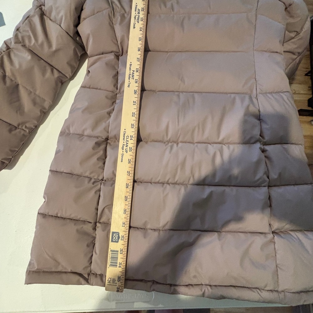 Andrew Marc Womens Stretch Puffer Coat‎ Black Faux Fur Trimmed Collar Medium - Picture 9 of 13